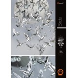 AZZARDO 2449 | Birds-AZ Azzardo függeszték lámpa 4x GU10 ezüst, kristály