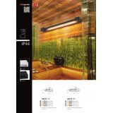 AZZARDO 2893 | Dali-AZ Azzardo tükörmegvilágító lámpa elforgatható alkatrészek 1x LED 1440lm 4000K IP44 fekete, fehér