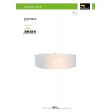 BRILLIANT 96260/05 | Interface Brilliant fali lámpa 1x E27 IP44 fehér