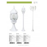 BRILLIANT 48685/05 | Istria Brilliant álló lámpa 112cm 1x E27 IP23 fehér