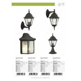 BRILLIANT 44284/55 | NewportB Brilliant álló lámpa 41cm 1x E27 IP23 rozsdabarna