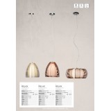 BRILLIANT 61190/53 | Relax-BRI Brilliant függeszték lámpa 2x E27 bronz, króm