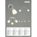 BRILLIANT G55213/77 | Bethany Brilliant spot lámpa elforgatható alkatrészek 2x E14 500lm 3000K szatén nikkel, króm, fehér