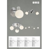 BRILLIANT 15610/13 | Tiara Brilliant spot lámpa elforgatható alkatrészek 1x E14 szatén nikkel, króm, fehér