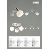 BRILLIANT 10513/05 | BonaB Brilliant spot lámpa elforgatható alkatrészek 2x E14 szatén nikkel, fehér