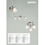 BRILLIANT 50416/15 | Kensington Brilliant spot lámpa elforgatható alkatrészek 3x G9 IP44 króm, fehér