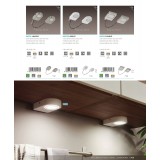 EGLO 94515 | Lavaio Eglo pultmegvilágító lámpa kapcsoló vezetékkel, villásdugóval elátott 2x LED 560lm 3000K fehér