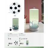 EGLO 97763 | Tabara Eglo asztali lámpa henger 25,5cm vezeték kapcsoló 1x LED 540lm 3000K fehér, zöld, fekete