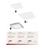 EGLO 97277 | Fueva-1 Eglo fali, mennyezeti LED panel négyzet szabályozható fényerő 1x LED 2900lm 4000K fehér