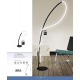 EGLO 99383 | Egidonella Eglo asztali lámpa 38cm vezeték kapcsoló 1x LED 700lm 3000K fekete, fehér
