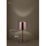 EGLO 39394 | Saganto Eglo asztali lámpa 66cm vezeték kapcsoló 1x E27 barna, réz