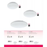 EGLO 97871 | Frania Eglo fali, mennyezeti lámpa kerek 1x LED 1350lm 3000K fehér