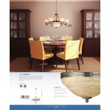 EGLO 85858 | Marbella Eglo csillár lámpa 9x E14 bronz, pezsgő, alabástrom