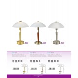 EGLO 87256 | Solo1 Eglo asztali lámpa 35cm fényerőszabályzós érintőkapcsoló szabályozható fényerő 1x E14 bronz, dió, fehér