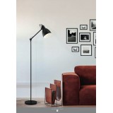 EGLO 49469 | Priddy Eglo asztali lámpa 42,5cm vezeték kapcsoló elforgatható alkatrészek 1x E27 fekete, fehér