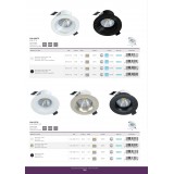 EGLO 98244 | Saliceto Eglo beépíthető lámpa kerek szabályozható fényerő Ø88mm 1x LED 380lm 2700K szatén nikkel
