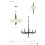 ELSTEAD HK-SPYRE2-MMB | Spyre Elstead fali lámpa 2x E14 antikolt bronz, fehér