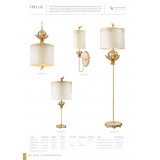 ELSTEAD FB-TRELLIS-TL | Trellis Elstead asztali lámpa 77,9cm kapcsoló kézzel festett 1x E27 antik, antikolt arany