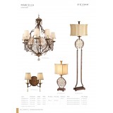 ELSTEAD FE-MARCELLA2 | Marcella-EL Elstead falikar lámpa 2x E14 bronz, antikolt bronz, elefántcsont