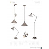 ELSTEAD PV-P-PN | Provence-EL Elstead függeszték lámpa ellensúlyos, állítható magasság 1x E27 fényes nikkel
