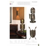 ELSTEAD CRUSADER-W-L | Crusader Elstead fali lámpa 2x GU10 620lm 3000K antikolt bronz