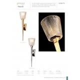 ELSTEAD BATH-VERITY-PG | Verity Elstead falikar lámpa 1x G9 320lm 3000K IP44 fényes arany, átlátszó