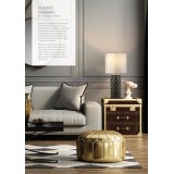 ELSTEAD BARBICAN-TL | Barbican Elstead asztali lámpa 65cm kapcsoló 1x E27 grafit, szatén nikkel, ezüst