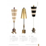 ELSTEAD FB-PEONY-TL | Peony Elstead álló lámpa 113,4cm kapcsoló kézzel festett 1x E27 antikolt arany, taupe, fekete