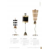ELSTEAD FB-PHOENICIAN-TL | Phoenician Elstead álló lámpa 80,7cm kapcsoló kézzel festett 1x E27 ezüst, arany, fekete