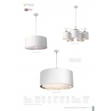 ELSTEAD BALANCE-P-WPN | Balance-EL Elstead függeszték lámpa állítható magasság 1x E27 fehér, szatén nikkel
