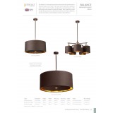 ELSTEAD BALANCE-P-BRPB | Balance-EL Elstead függeszték lámpa állítható magasság 1x E27 barna, fényezett réz