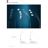 ENDON 76563 | Fynn-EN Endon álló lámpa 180cm fényerőszabályzós kapcsoló szabályozható fényerő 3x LED 930lm 3000K szatén nikkel