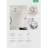 ENDON LANGELLA-1WBCH | Langella Endon falikar lámpa húzókapcsoló 1x G9 króm, kristály