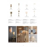 ENDON 72389 | Josephine-EN Endon asztali lámpa 45cm kapcsoló 1x E14 fényes nikkel, fehér