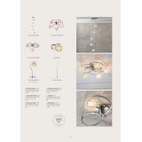 ENDON 77568 | Talia Endon asztali lámpa 36cm érintőkapcsoló 1x G9 króm, kristály
