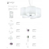 FANEUROPE I-IMAGINE-L | Imagine Faneurope asztali lámpa Luce Ambiente Design 24,8cm kapcsoló 1x E27 fehér, opál