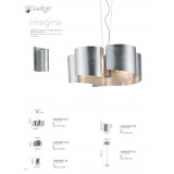 FANEUROPE I-IMAGINE-S5-SIL | Imagine Faneurope függeszték lámpa Luce Ambiente Design 5x E27 antikolt arany