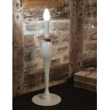 FANEUROPE I-ARMSTRONG/L1 BCO | Armstrong-FE Faneurope asztali lámpa Luce Ambiente Design 45cm kapcsoló 1x E14 szaténfehér, arany