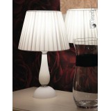 FANEUROPE I-ALFIERE/L1 BCO | Alfiere-FE Faneurope asztali lámpa Luce Ambiente Design 54cm kapcsoló 1x E27 fehér, króm
