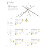 FANEUROPE LED-SHANGHAI-S8 BCO | Shanghai-FE Faneurope függeszték lámpa Luce Ambiente Design 1x LED 2860lm 4000K fehér, opál