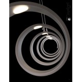 FANEUROPE LED-HELIX-S4 BCO | Helix-FE Faneurope függeszték lámpa Luce Ambiente Design 1x LED 1600lm 4000K fehér, ezüst