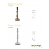 FANEUROPE B-LULLABY-L | FanEurope-Mix Faneurope asztali lámpa Luce Ambiente Design 26cm kapcsoló 1x E14 natúr, fekete