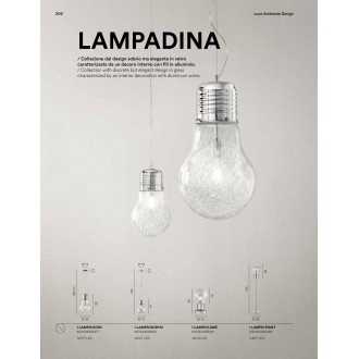 FANEUROPE I-LAMPD/SOSP. | Lampadina Faneurope függeszték lámpa Luce Ambiente Design 1x E27 króm, átlátszó