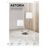 FANEUROPE I-ASTORIA-AP | Astoria-FE Faneurope falikar lámpa Luce Ambiente Design 1x E27 króm, fehér