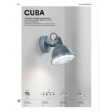 FANEUROPE I-CUBA-AP1 | Cuba-FE Faneurope spot lámpa Luce Ambiente Design elforgatható alkatrészek 1x E14 sötétszürke, fényes fehér