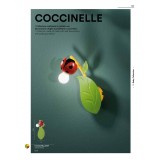 FANEUROPE K-COCCINELLE/AP1 | Coccinelle Faneurope falikar lámpa Luce Ambiente Design 1x E14 fehér, többszínű