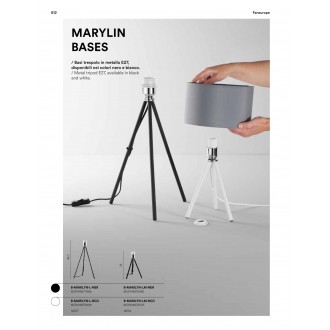 FANEUROPE B-MARILYN-L-BCO | FanEurope-Mix Faneurope asztali lámpa Luce Ambiente Design 42,7cm kapcsoló 1x E27 fehér, króm