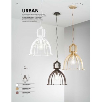 FANEUROPE I-URBAN-S40 BCO | Urban-FE Faneurope függeszték lámpa Luce Ambiente Design 1x E27 fehér