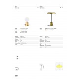 FARO 28388 | Hoshi Faro asztali lámpa 40cm 1x LED 930lm 2700K fekete, opál
