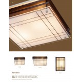 GLOBO 48089W | Kadavu Globo fali lámpa 1x E27 króm, fehér, sötét fa